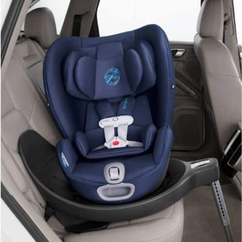 car seat in a car