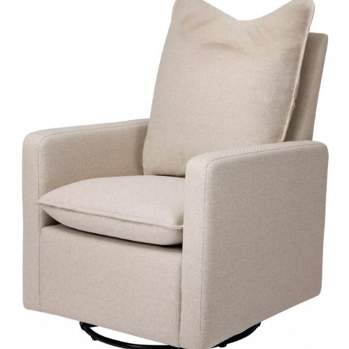 Cali Pillowback Swivel Glider in Beachside